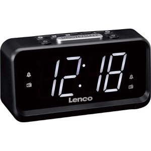 Produktbild für Radiowecker Lenco CR-28BK