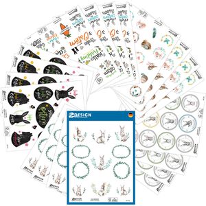 Produktbild für Sticker Zweckform 51014, Z-Design Set Ostern