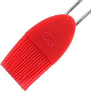 Produktbild für Backpinsel Dr.Oetker-Küchenhelfer Flexxibel Love, rot / silber