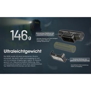Produktbild für Stirnlampe Nitecore NU50 LED, wiederaufladbar