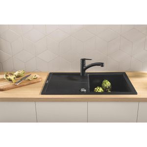 Produktbild für Küchenarmatur GROHE Start 303072431, schwarz matt