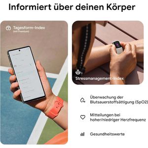 Produktbild für Fitness-Tracker Fitbit Charge 6 porcelain silber