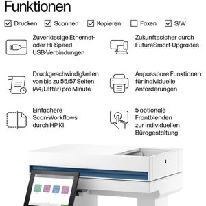 Produktbild für Multifunktionsgerät HP LaserJet Enterprise MFP 6600dn
