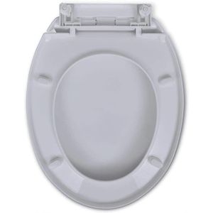 Produktbild für WC-Sitz vidaXL 141762, oval, aus Kunststoff