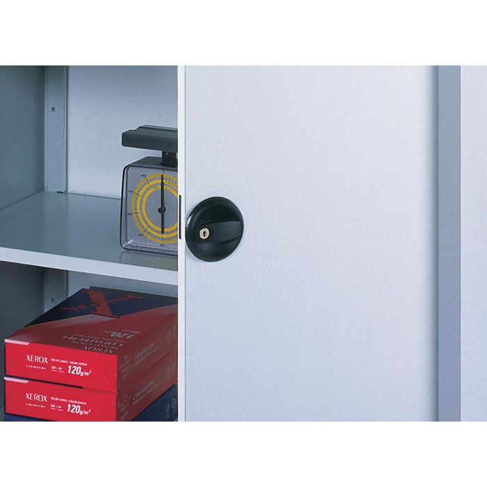 CP-Möbel Aktenschrank aus Metall, abschließbar, 80 x 198 x 42cm