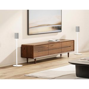 Produktbild für Lautsprecherständer myWall HS42WL, weiß, aus Metall, 2 Stück