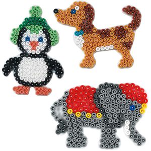 Produktbild für Steckplatte Hama-Perlen 4572, Tiere, Set