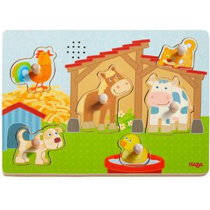 Motorikspielzeug Haba Soundpuzzle - Auf dem Land