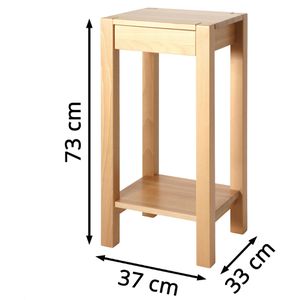 Produktbild für Beistelltisch Haku-Möbel 30410, buche, aus Massivholz