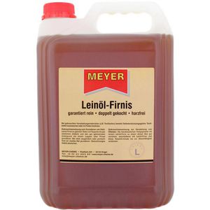 Meyer Holzöl Leinöl-Firnis, 5,0l, innen, seidenmatt, naturgetönt
