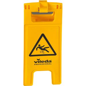 Warnaufsteller Vileda-Professional gelb