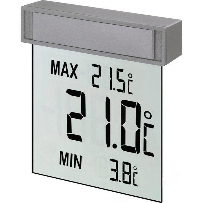 8 Stück Fensterthermometer – Selbstklebend, Analog, Temperaturbereich -50°C Bis 50°C, Wasserdicht, Weiß