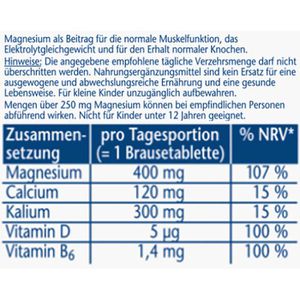 Produktbild für Magnesium Doppelherz aktiv, 15 Brausetabletten