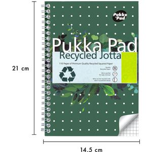 Produktbild für Collegeblock Pukka-Pad Recycled Jotta, A5