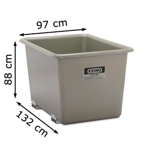 Produktbild für Großbehälter CEMO 2554, 700 Liter