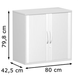 Produktbild für Rollladenschrank Geramöbel Flex, S-382117-SL, aus Holz