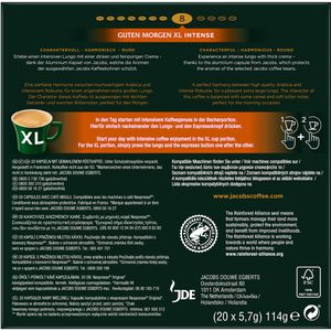 Produktbild für Kaffeekapseln Jacobs Guten Morgen Lungo 8 Intenso