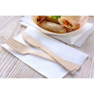 Produktbild für Einwegbesteck Gräwe 220.11, Bambus