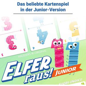 Produktbild für Kartenspiel Ravensburger 20947, Elfer raus! Junior