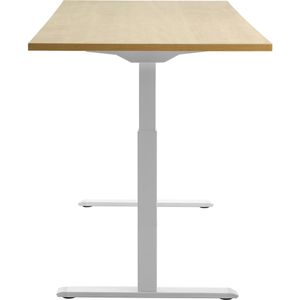 Produktbild für Schreibtisch Topstar E-Table, ahorn / weiß