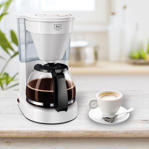 Melitta Kaffeemaschine 1023-01, Easy II, bis 10 Tassen, 1,25 Liter, weiß,  mit Glaskanne – Böttcher AG