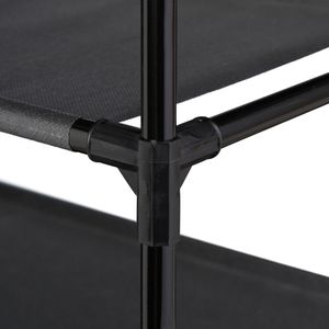 Produktbild für Schuhregal Relaxdays 1003157246, aus Metall