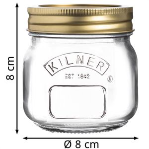 Produktbild für Einmachglas Kilner 0025.402, mit Schraubdeckel