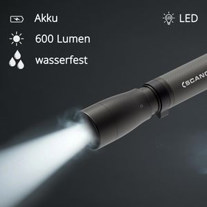Produktbild für Taschenlampe Scangrip Flash 600 R, LED, aufladbar