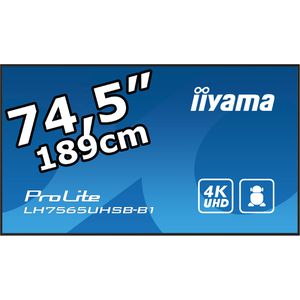 Digital-Signage Iiyama ProLite LH7565UHSB-B1, 74,5 Zoll