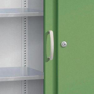 Produktbild für Werkzeugschrank CP-Möbel 2159-00, aus Metall, grau / grün