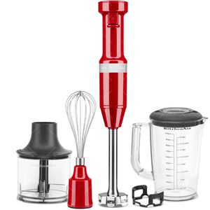 Stabmixer KitchenAid 5KHBV83EER, Set, empire rot