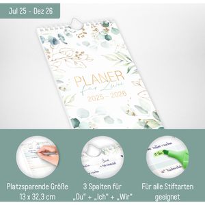 Produktbild für Familienplaner Häfft Planer für Zwei, 2025 / 2026