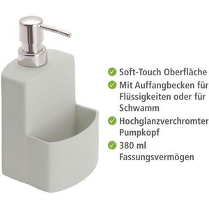 Produktbild für Spülmittelspender Wenko Festival 3620116100, grau
