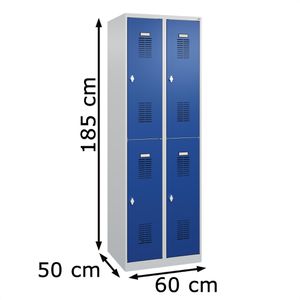 Produktbild für Spind CP-Möbel Basis PLUS, blau