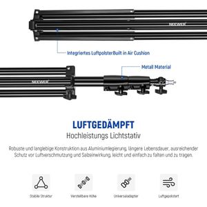 Produktbild für Stativ Neewer ST-260AC, Höhe bis 260 cm
