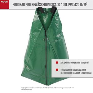 Produktbild für Baumbewässerungssack NOOR Frogbag Pro, 6-8 Stunden, 100 Liter