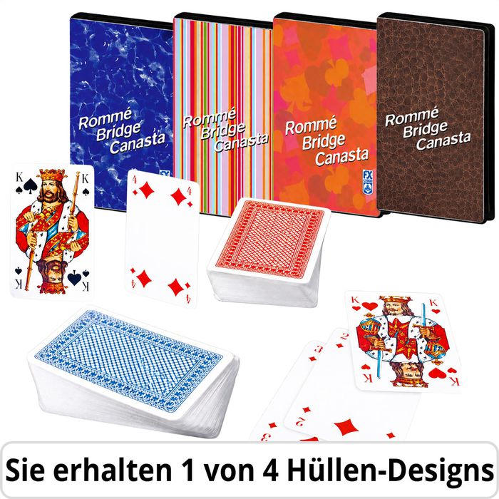 Ravensburger 26957 – Rummy Bridge Canasta – Jeu De Cartes Classique – Dès 8 Ans – 2x55 Cartes