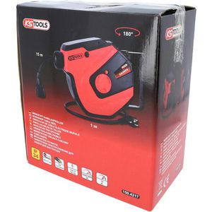 Produktbild für Kabeltrommel KS-Tools 150.4217 Automatik, 15 + 1m