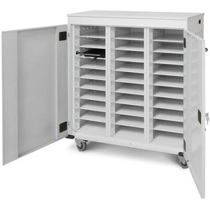 Produktbild für Laptopwagen Rotstahl 463321, grau