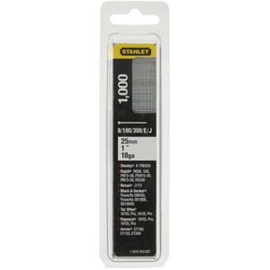 Produktbild für Tackernägel Stanley 18GA/25, 1-SWKBN100T, Typ 18GA