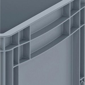 Produktbild für Eurobox AUER EG 43/27 HG, grau, 26 Liter