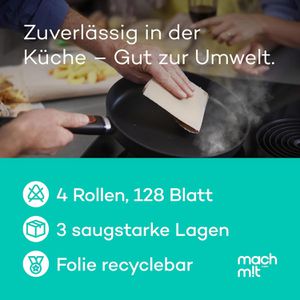 Produktbild für Küchenrolle Wepa Mach m!t PURE, 3-lagig
