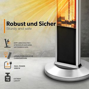 Produktbild für Heizstrahler Tresko THSL-009, outdoor