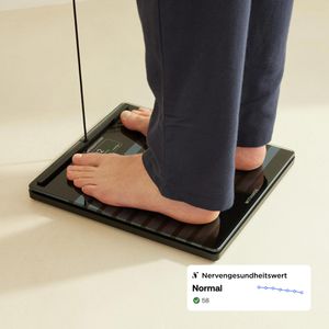 Produktbild für Personenwaage Withings Body Scan, App-fähig, schwarz