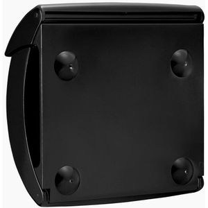 Produktbild für Briefkasten Burg-Wächter Piano 886 S, schwarz, aus Kunststoff