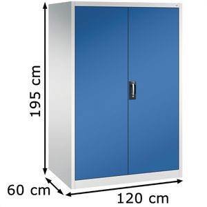 Produktbild für Werkzeugschrank CP-Möbel 8934-00, aus Metall, grau / blau