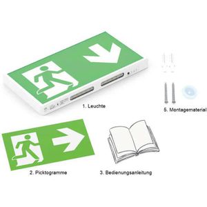 Produktbild für Notbeleuchtung Enovalite 200101, Fluchtwegleuchte, LED, Akku