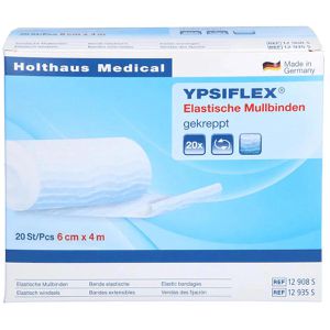 Produktbild für Mullbinden Holthaus Ypsiflex, 6 cm x 4 m
