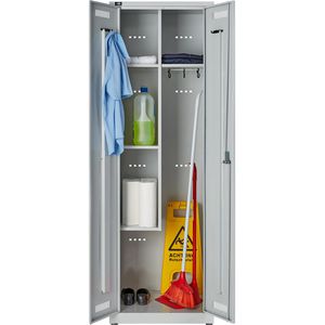 Mehrzweckschrank Bisley-Light GL06AZ245, abschließbar, grau