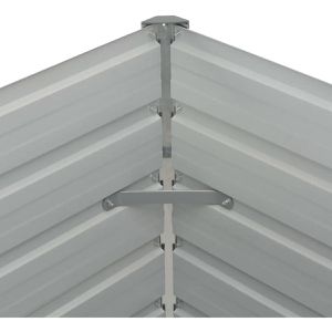 Produktbild für Hochbeet vidaXL 45709, aus verzinktem Stahl